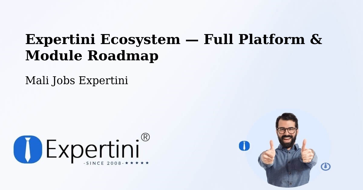 Expertini Ecosystem — Full Platform & Module Roadmap – Dire